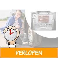 Autobanden reparatieset in koffertje