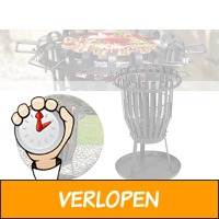 2-in-1 vuurkorf en barbecue