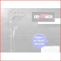 Grafner regenval doucheset