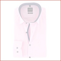 Olymp Shirt Level 5 Roze Body Fit