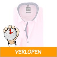 Olymp Shirt Level 5 Roze Body Fit