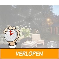 Luxe Parasol Met Solar LED-Verlichting