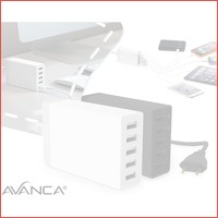 Avanca 5-poorts USB laadstation