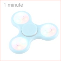 2x Fidget Spinner met LED verlichting