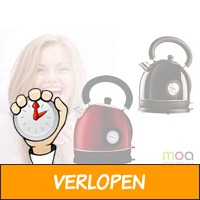 Moa retro waterkoker met thermometer