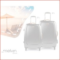 Melvin Xtra Lite hardcase trolley met 4 ..