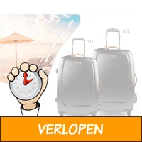 Melvin Xtra Lite hardcase trolley met 4 wielen