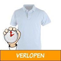 Basic polo blauw