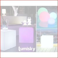 Lumisky RGB LED-cubes of -bollen