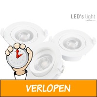 6 x LED's Light LED-inbouwspot