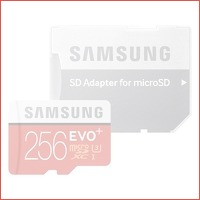 Samsung Evo+ 256 GB Micro SD kaart