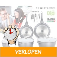 10-delige White Series keramische pannenset