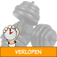 Dumbellset 30 kg kunststof