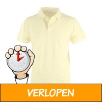 Basic polo geel