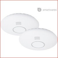 2 x Smartwares koppelbare rookmelders