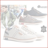 Casual leren NoGrz herensneakers