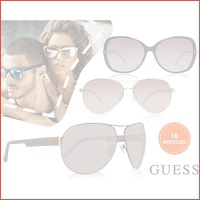 Guess dames- en herenzonnebrillen