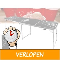 Inklapbare Beer Pong tafel