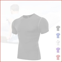 Sneldrogend elastisch sport T-shirt