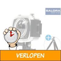 Salora 360 action camera met statief