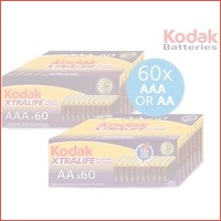 60 Kodak alkaline batterijen