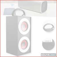 SoundLogic draagbare houten speaker