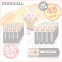 48 x Duracell AA of AAA batterijen