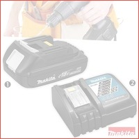 Makita accu en oplader