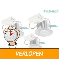 3 x Sylvania Superia LED spot