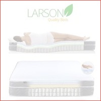 Larson pocketvering matras met 3 schuim..