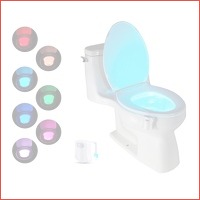 Veiling: WC LED verlichting met 8 kleure..