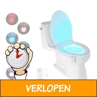 Veiling: WC LED verlichting met 8 kleuren