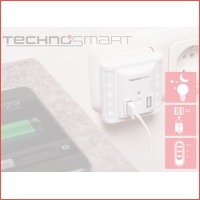 Technosmart wandlader met 2 USB poorten