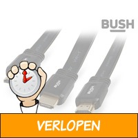 3 x Bush high speed ethernet 4K HDMI-kabels