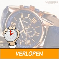 Akribos XXIV Enterprise Swiss Quartz Multifunctionals