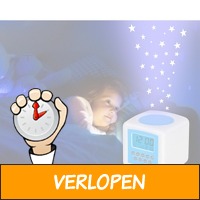 Veiling: wekker met sterrenhemel projectie