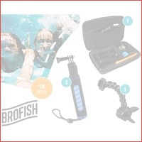 10-delige Brofish action cam accessoires..