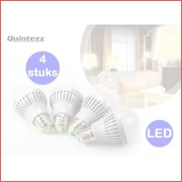 Quintezz LED lampen (4 stuks)