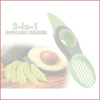 Handige 3-in-1 avocado snijder