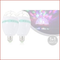 Draaiende E27 LED-discolampen