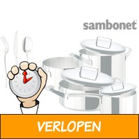 Sambonet pannenset en bestekset