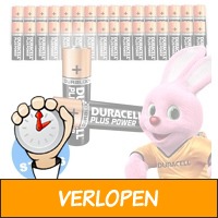 32 x Duracell Power Plus batterijen