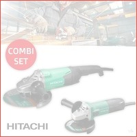 Hitachi haakse slijpers combiset 2.0