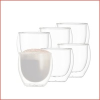 6 x Schott Zwiesel dubbelwandig glas