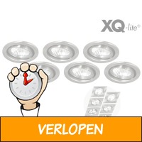 6 x XQ-Lite dimbare halogeenspot