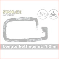Stahlex gehard stalen fietsslot