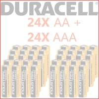 Mega pack Duracell industrial batterijen