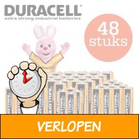 48 stuks Duracell Industrial batterijen