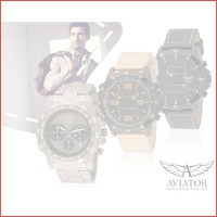 Stoere Aviator horloges