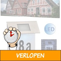 Veiling: Solar LED huisnummer